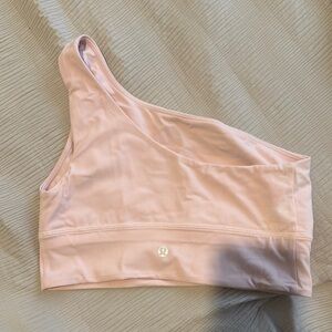 Lululemon Pink One-Shoulder Sports Bra